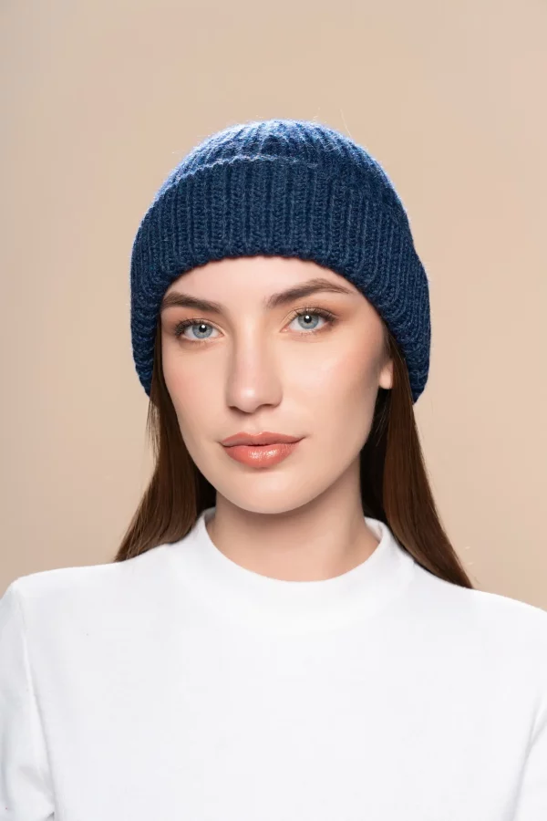 Mayu - Alpaca Beanie Blue