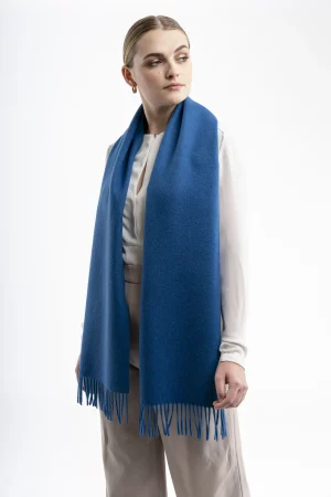 Qucha - Alpaca Scarf in Blue