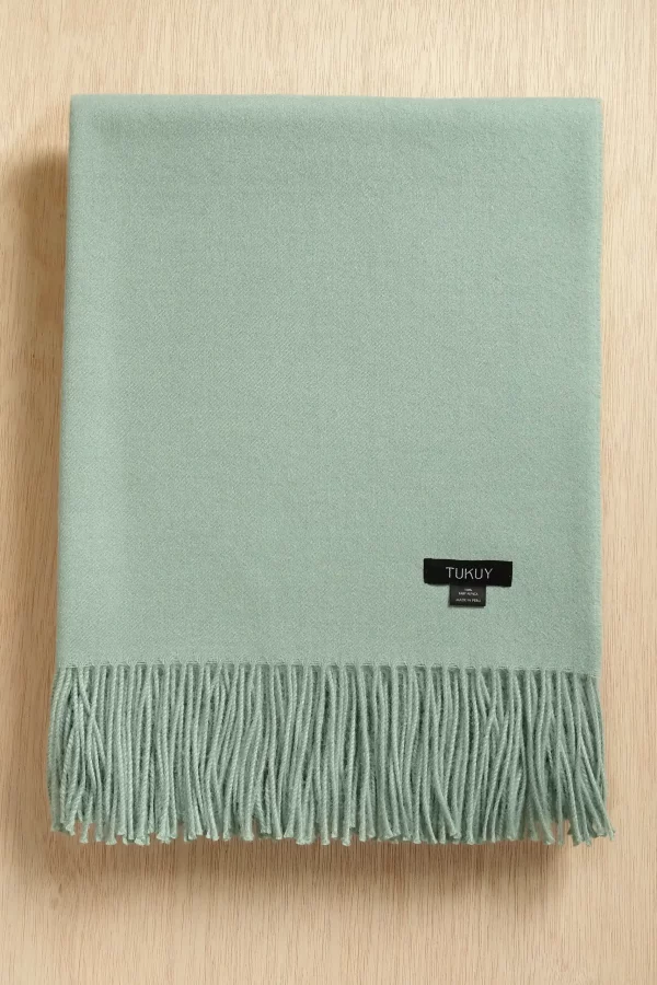 Qiwa - Alpaca Blanket in Baby Green