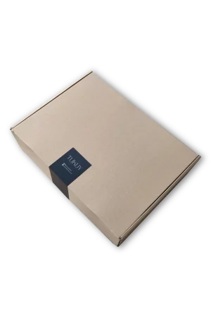 Closed gift box packaging by Tukuy Alpaca wool gifts