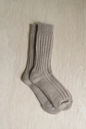 alpaca wool sock made by tukuy