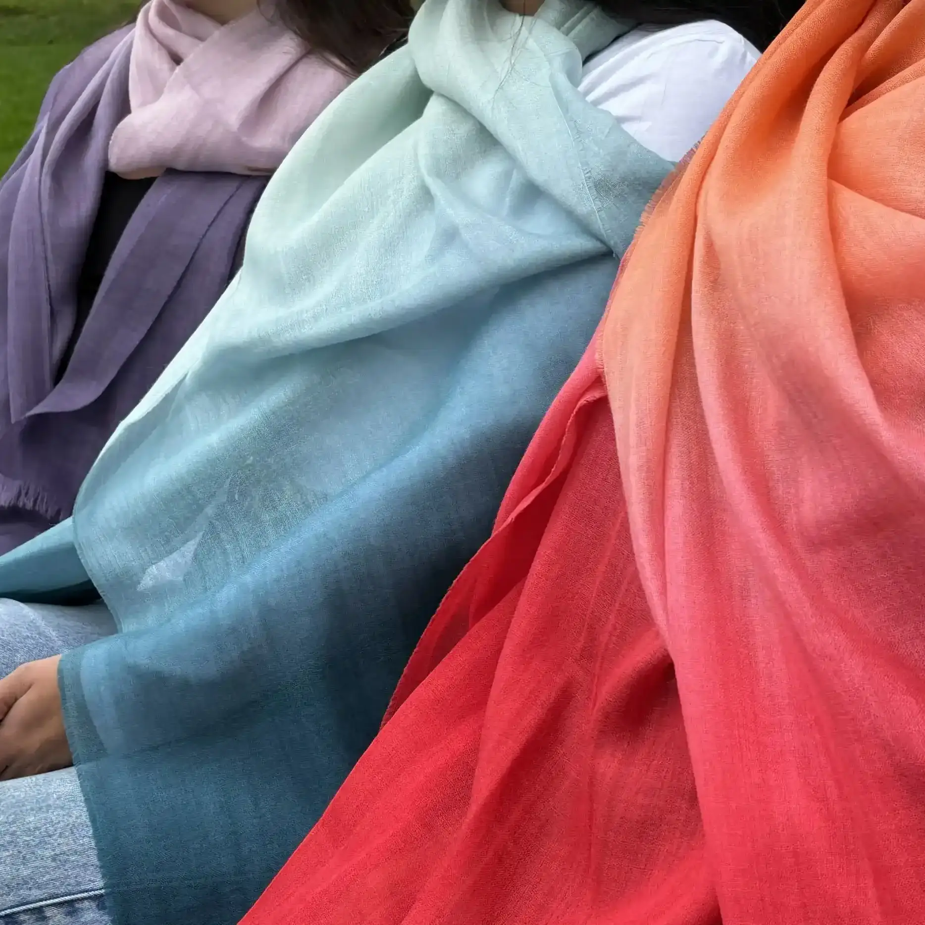 Xals de llana d'alpaca