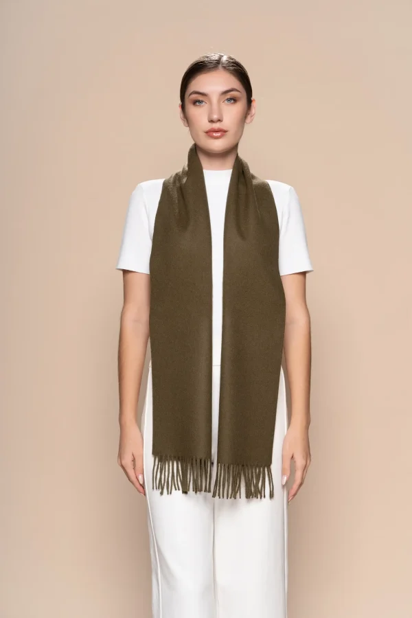 Masi - Bufanda d'alpaca verd oliva