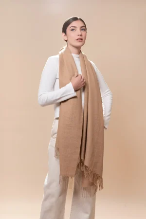 Intira - Chal de Alpaca en Beige