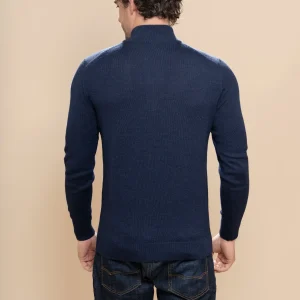 Sonqo - Jersei d'alpaca blau marí per a home - Imatge 3