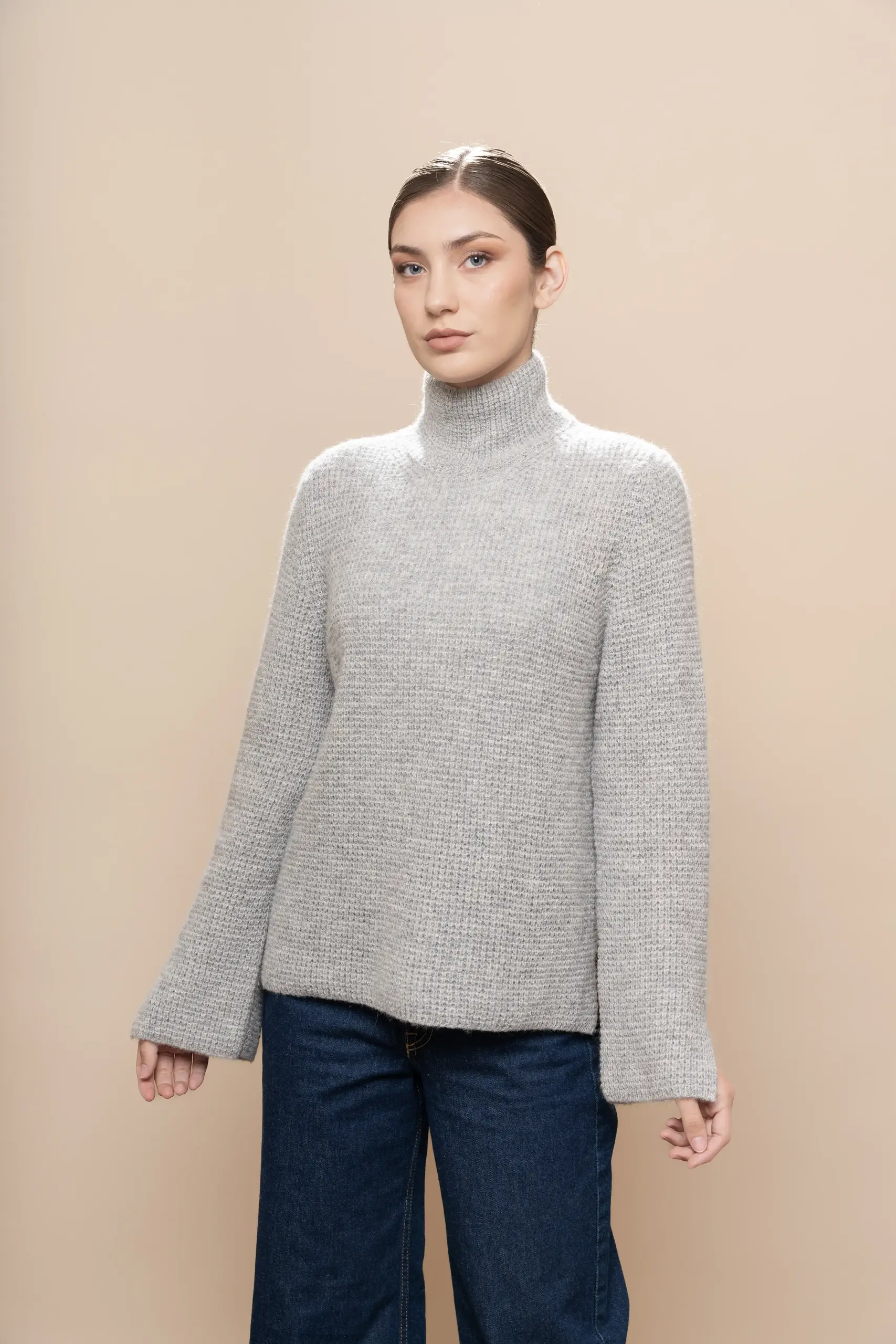 Kuntur - Jersey de Alpaca Gris: imagen 1