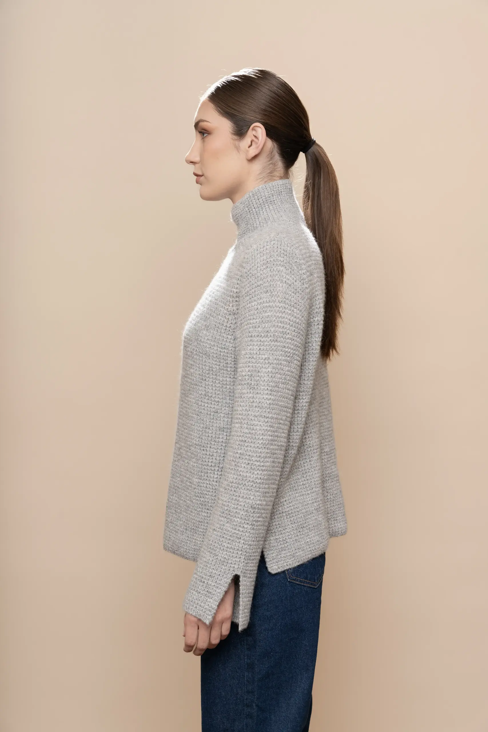 Kuntur - Jersey de Alpaca Gris: imagen 2