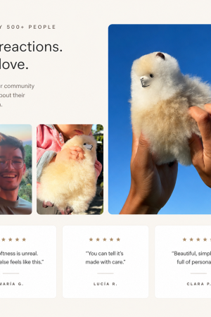 real reactions of our community to our alpaca plush toy. over 500 customers already tried the alpaca stuffed animal